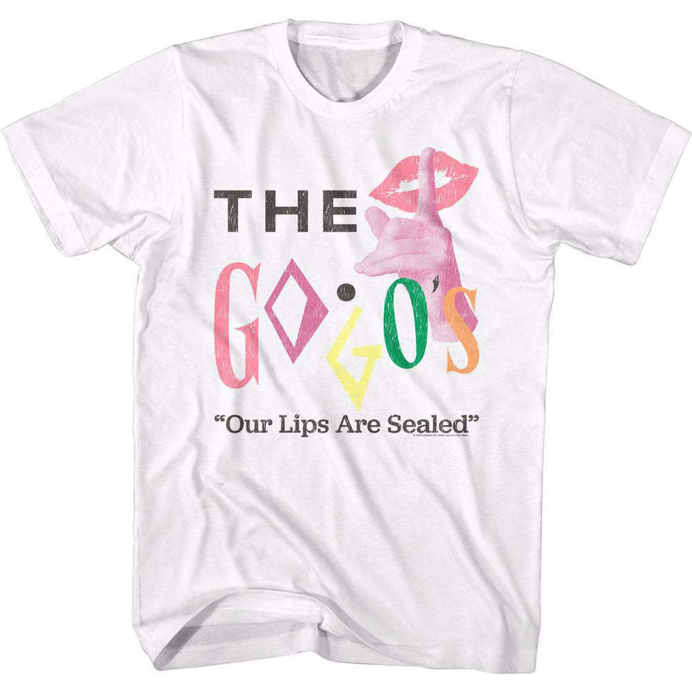 Lips Are Sealed Tshirt Gogos Graphics Unisex Tee